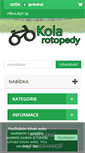 Mobile Screenshot of kola-rotopedy.cz